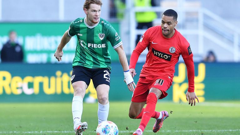 Preußen Münster gegen die SV Elversberg.