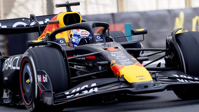 Max Verstappen (Red Bull) in Abu Dhabi.