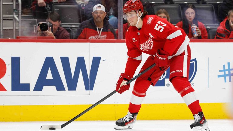 Traf einmal und bereitete ein weiteres Tor vor: Detroits Moritz Seider.