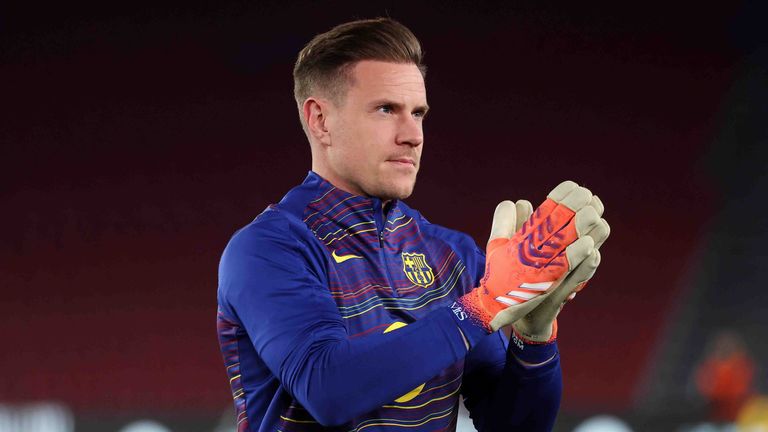Darf auf seinen ersten Barca-Einsatz seit fast sieben Monaten hoffen: Marc-Andre ter Stegen.