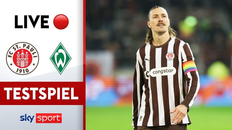 Das Testspiel FC St. Pauli gegen Werder Bremen läuft am 4. Januar auf Sky Sport News und im kostenlosen Livestream.