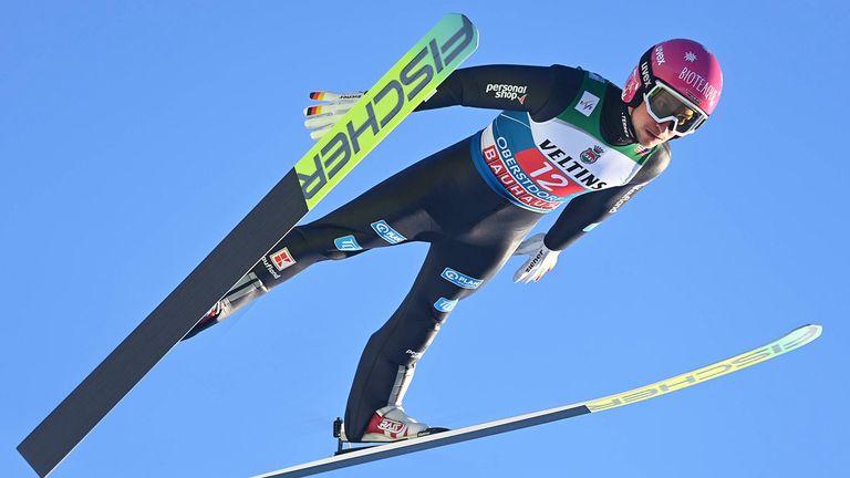Felix Hoffmann verpasst in Oberstdorf das Podium nur ganz knapp.