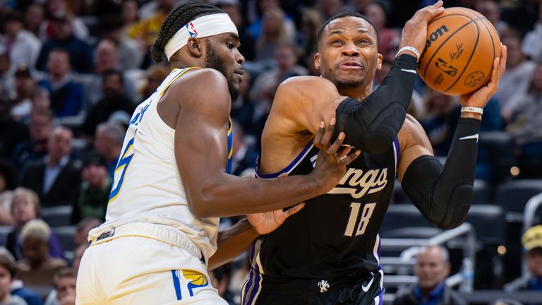 Sacramentos Russell Westbrook (r.) überzeugt, die Kings verlieren aber  dennoch. 