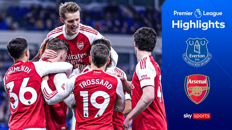 Everton vs Arsenal highlights