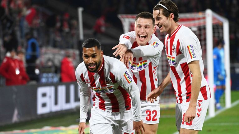 Dank dem Treffer von Linton Maina setzt sich der 1. FC Köln vom Tabellenkeller ab.