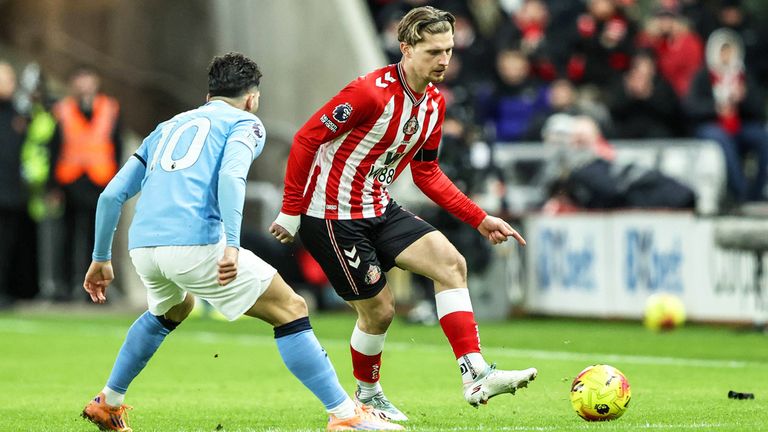AFC Sunderland gegen Manchester City.