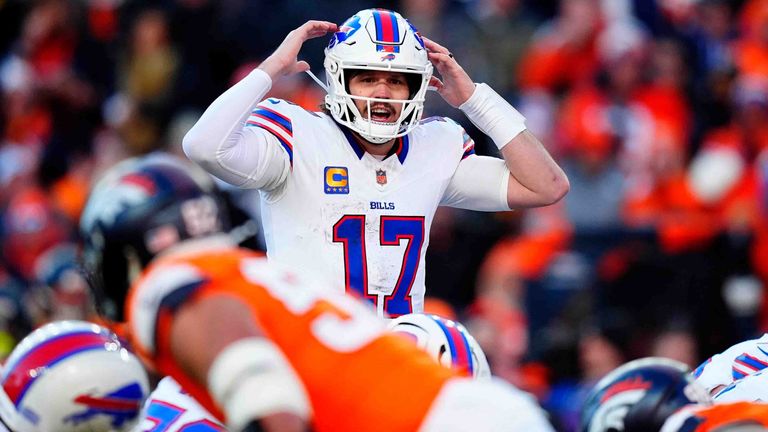 Josh Allen kann es kaum fassen: Die Buffalo Bills unterliegen den Denver Broncos in der Verlängerung.