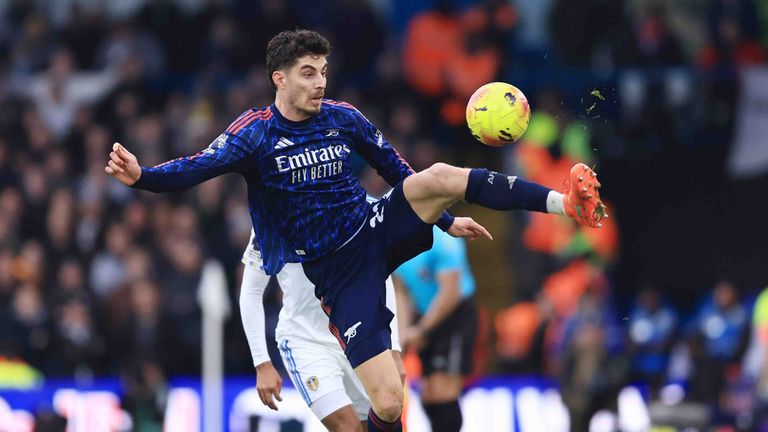 Kai Havertz stand nach langer Pause erstmals wieder in der Startelf des FC Arsenal.