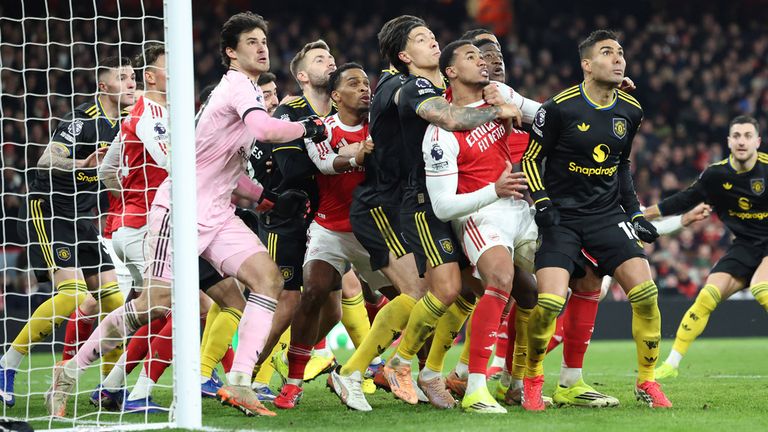 Das Punktepolster an der Spitze schmilzt: Der FC Arsenal verliert gegen Manchester United.