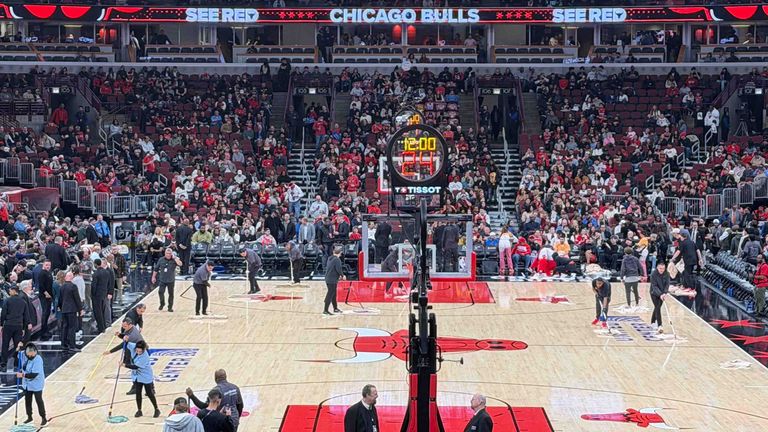 Die Partie zwischen den Chicago Bulls und den Miami Heat konnte im United Center nicht angepfiffen werden. 