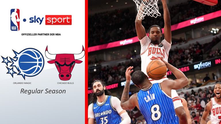 Bei den Chicago Bulls verlieren die Orlando Magic mit dem deutschen Basketballer Tristan da Silva mit 114:121 und fallen damit in der Eastern Conference einen Platz zurück.