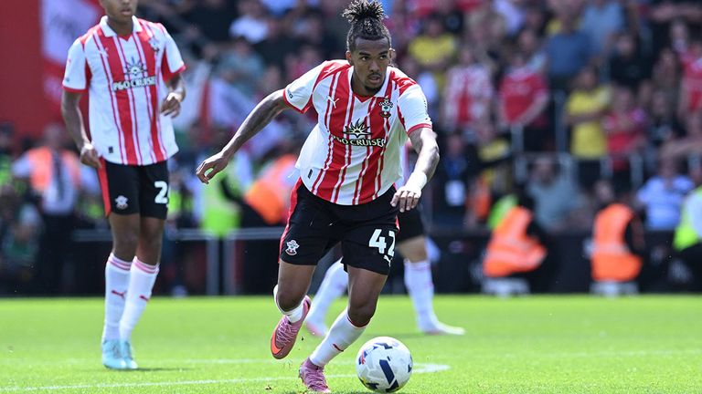 Damion Downs steht seit dem Sommer 2025 beim FC Southampton unter Vertrag.