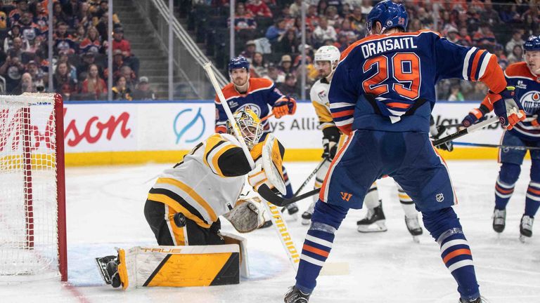 Leon Draisaitl steuerte gleich drei Assists zum Oilers-Sieg bei.