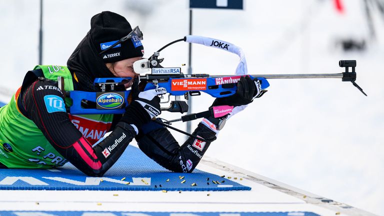 Franziska Preuss verpasst das erste Podest des Winters.