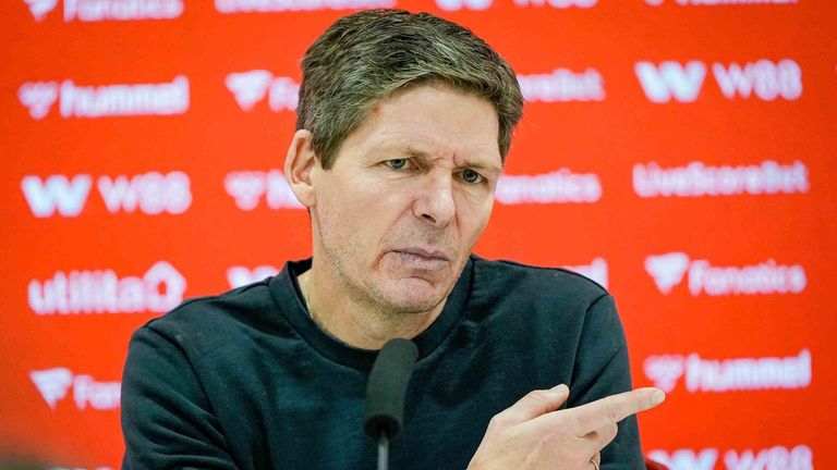 Oliver Glasner war nach der Niederlage gegen Sunderland mächtig sauer.