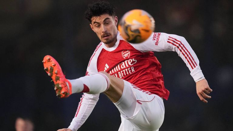 Kai Havertz hat sein Comeback für die Gunners nach knapp fünf Monaten Pause gefeiert. 