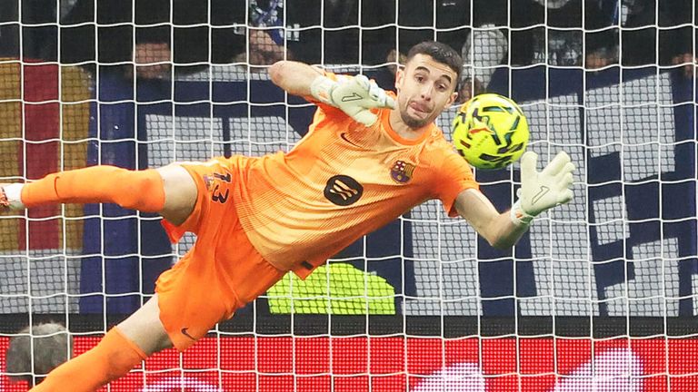 Joan Garcia avancierte bei seiner Rückkehr zu Espanyol Barcelona zum Derbyhelden.