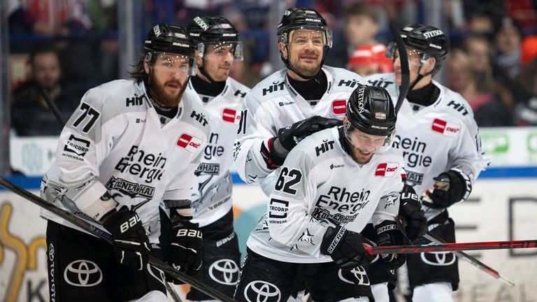 Die Kölner Haie stellen ihren klubinternen Rekord von 13 Siegen am Stück in der DEL ein.