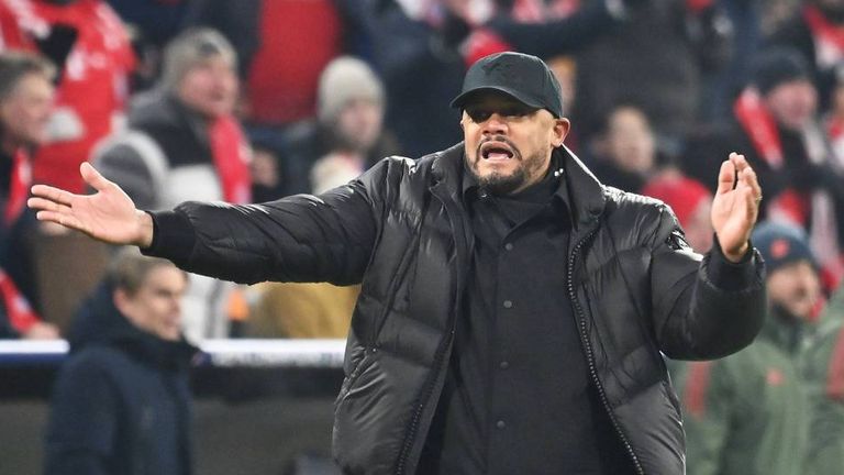 Bayern-Trainer Vincent Kompany w