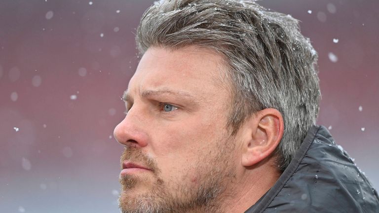 Lukas Kwasniok bekommt beim 1. FC Köln Gegenwind zu spüren. 