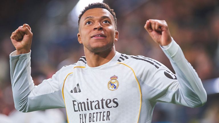 Kylian Mbappe trifft gegen den FC Villarreal doppelt und für Real Madrid zum Sieg im Spitzenspiel in La Liga.