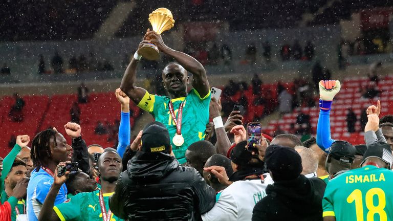 Sadio Mane gewinnt mit dem Senegal zum zweiten Mal in seiner Karriere den Afrika-Cup.