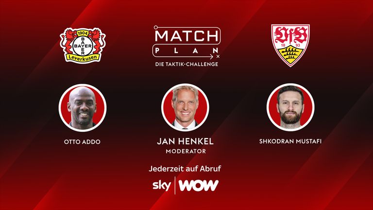Matchplan - die Taktikchallenge, 16. Spieltag: Bayer Leverkusen - VfB Stuttgart