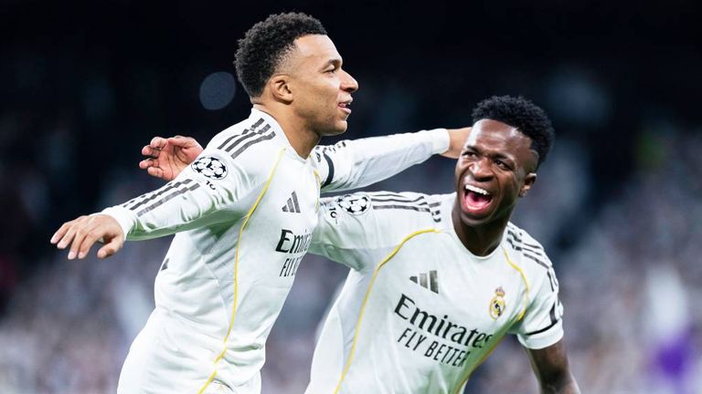 Mbappe und Vinicius Jr. feiern gegen Monaco eine Gala. 