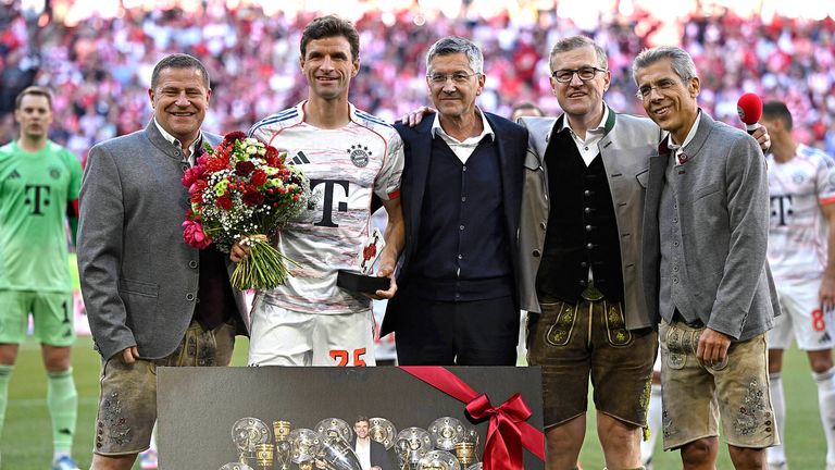 Klublegende Thomas Müller wurde im zurückliegenden Sommer beim FC Bayern verabschiedet. 