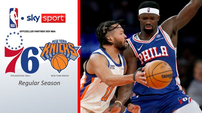 Beim 130:119-Erfolg der Philadelphia 76ers bei den New York Knicks ist vor allem auf Tyrese Maxey Verlass, der starke 36 Punkte erzielt. 