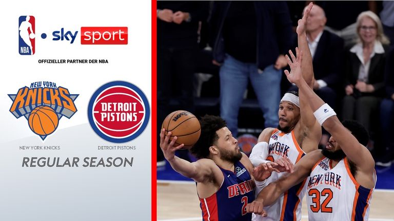 New York Knicks @ Detroit Pistons - die Highlights | NBA