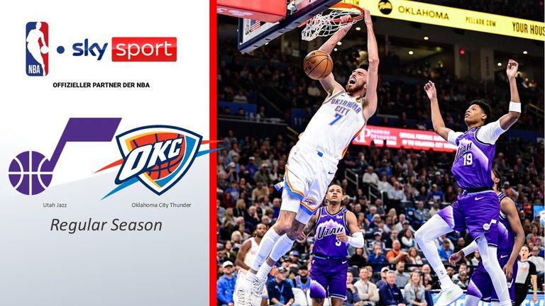 Nur mit Mühe verhinderte Meister Oklahoma City Thunder die dritte Niederlage in Serie. Ohne den verletzten deutschen Center Isaiah Hartenstein gewannen die Thunder zu Hause gegen die Utah Jazz mit 129:125 nach Verlängerung. 