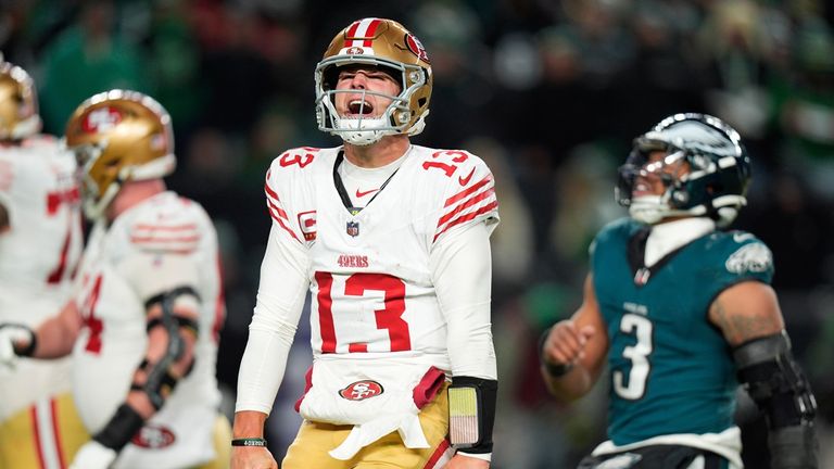 San Francisco 49ers werfen den Titelverteidiger Philadelphia Eagles raus.