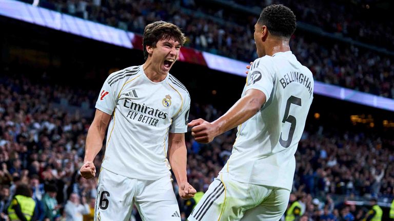 Gonzalo Garcia erzielt beim Sieg von Real Madrid gegen Betis Sevilla drei Tore.