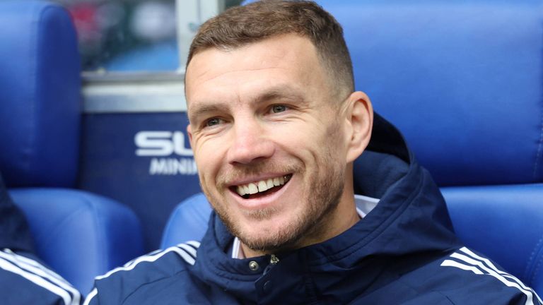 Edin Dzeko erzielte direkt bei seinem ersten Spiel für den FC Schalke ein Tor. 
