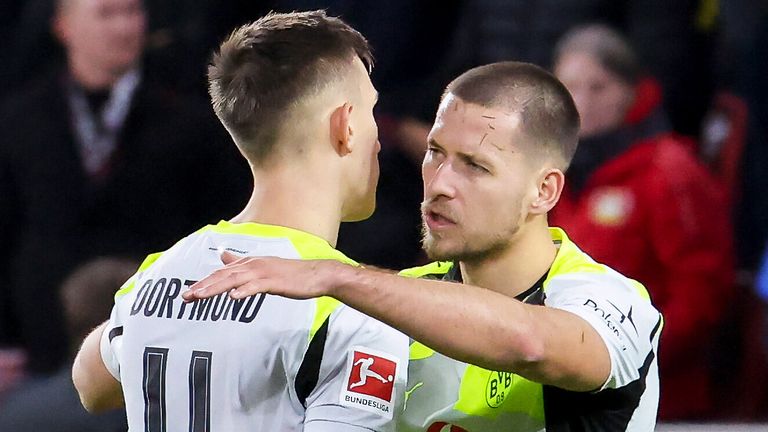 Waldemar Anton (r.) fällt gegen Inter aus.