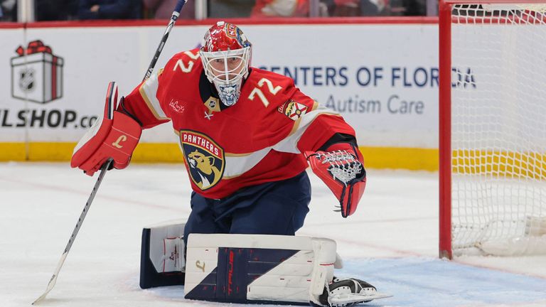 Sergej Bobrowski von den Florida Panthers sorgte in der Partie gegen die San Jose Sharks mit einem Goalie-Fight für Aufsehen.