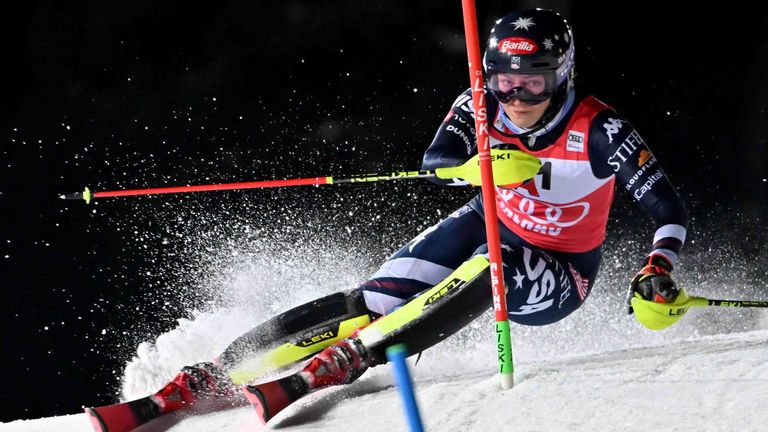 Mikaela Shiffrin triumphierte auch beim Nachtslalom in Flachau.