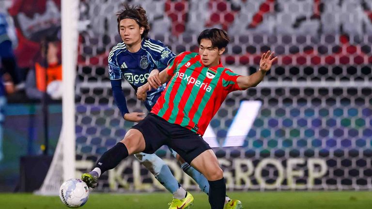 Umgekehrter Schritt! Während Ko Itakura (l.) die Bundesliga gen Niederlande verließ, geht Kento Shiogai (r.) nun den umgekehrten Weg.