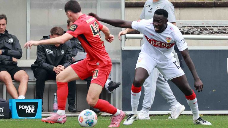 Silas (r.) kam in dieser Spielzeit beim VfB nicht zum Einsatz.