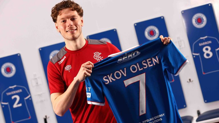 Andreas Skov Olsen wechselt auf Leihbasis vom VfL Wolfsburg zu den Rangers.