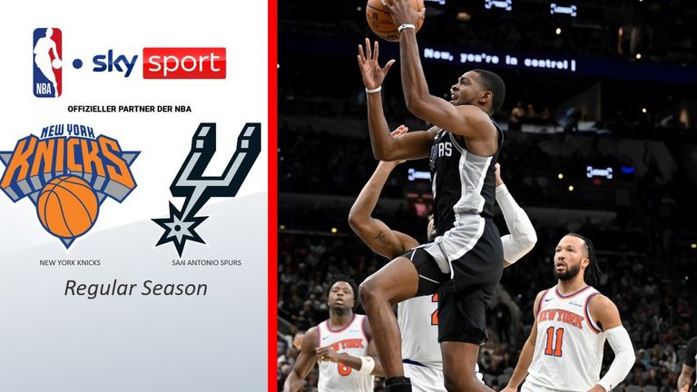Vor allem durch die starken Leistungen von Victor Wembanyama und Julian Champagnie können sich die San Antonio Spurs knapp gegen die New York Knicks durchsetzen.