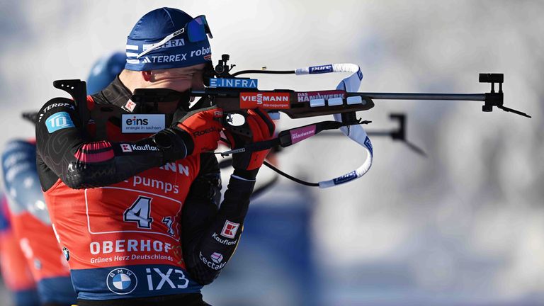 Die Biathlon-Staffel um Justus Strelow verpasst das Podest in Oberhof.