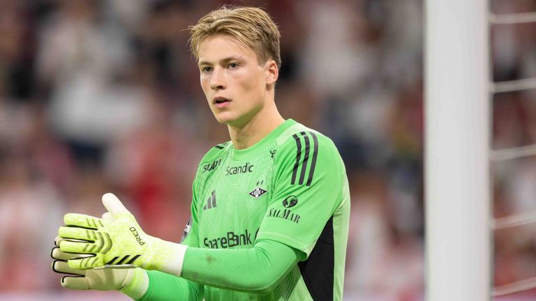 Sander Tangvik soll künftig das Tor des Hamburger SV hüten.