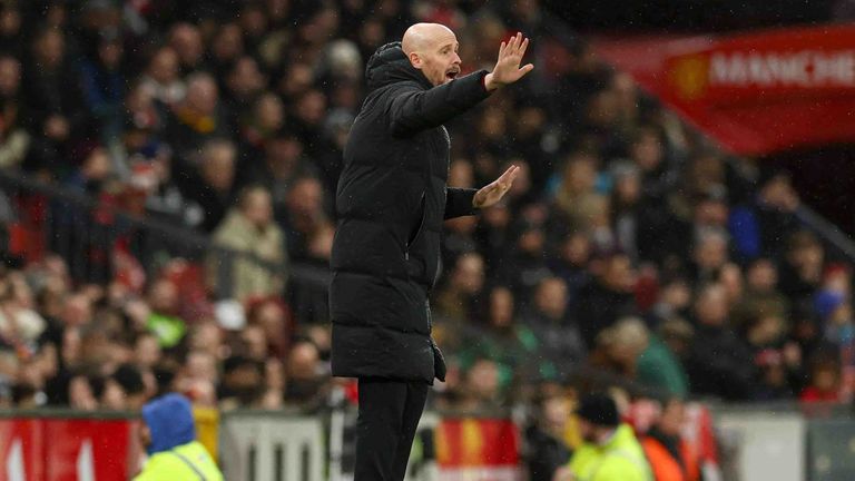 Erik ten Hag (01.07.2022 bis 28.10.2024): 128 Spiele - Punkteschnitt: 1,84.