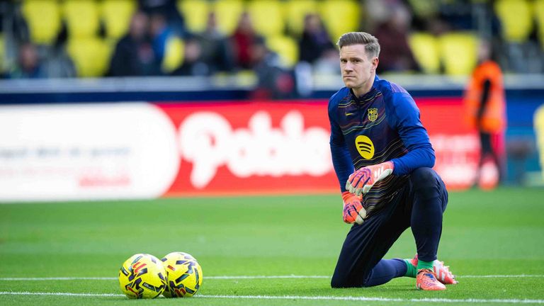 Nichts Ernstes: Marc-Andre ter Stegen ist offenbar doch nicht schwerer am Knie verletzt.