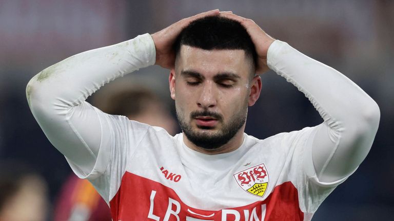 Deniz Undav hätte gegen die Roma gleich mehrere Tore erzielen können. 