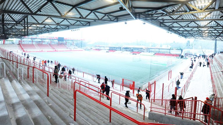 Im Stadion An der Alten Försterei spielt Union Berlin sein Heimspiel beim Bundesliga-Restart gegen Mainz.