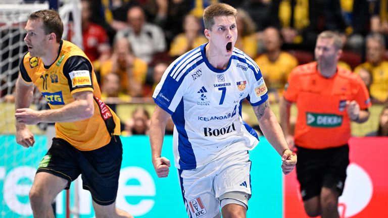 Bundesliga-Profi Viggo Kristjansson vom HC Erlangen überragt mit elf Treffern.