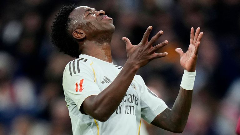 Vinicius Jr. steht bei Real Madrid in der Kritik.